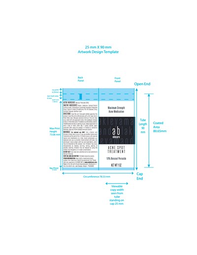 Tube Label (July 13  Final Label For Spot Treatment)